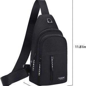 Waterproof Crossbody
Backpack with
USB/Headphone Hole
Adjustable...